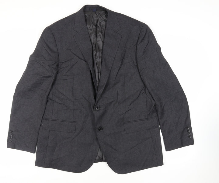 Marks and Spencer Mens Grey Wool Jacket Suit Jacket Size 44 Regular