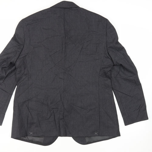 Marks and Spencer Mens Grey Wool Jacket Suit Jacket Size 44 Regular