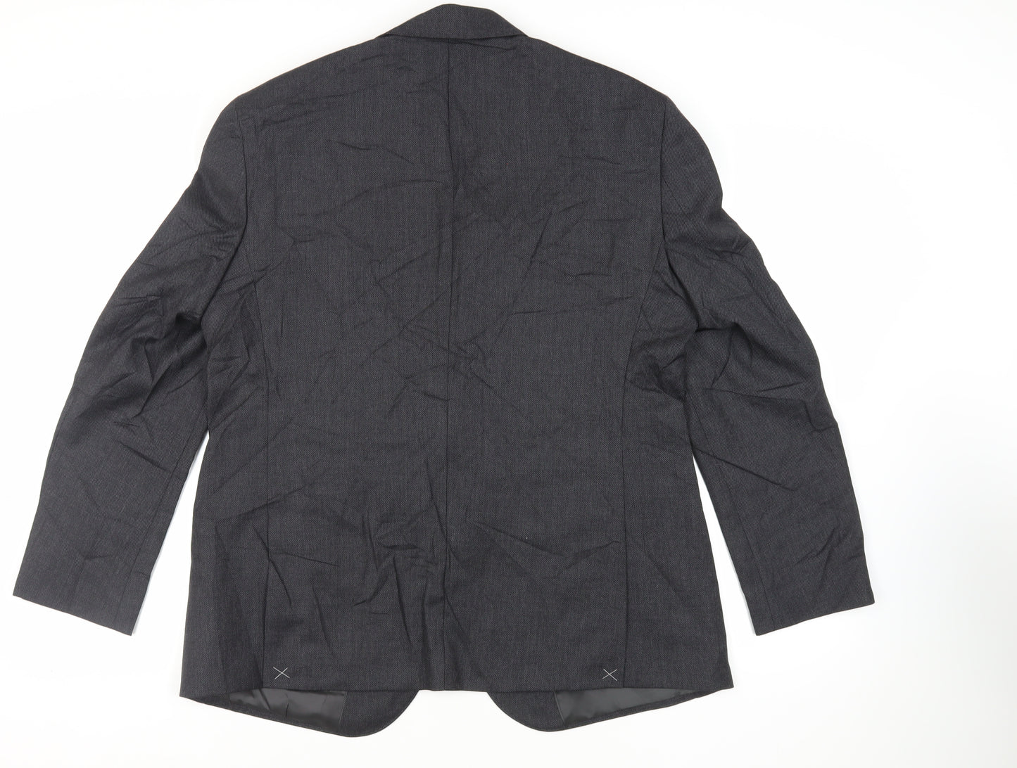 Marks and Spencer Mens Grey Wool Jacket Suit Jacket Size 44 Regular