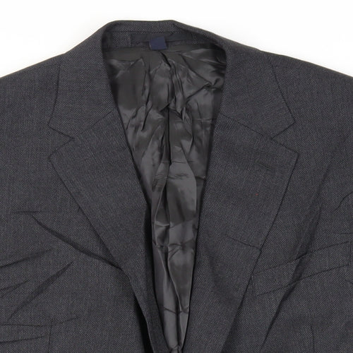 Marks and Spencer Mens Grey Wool Jacket Suit Jacket Size 44 Regular