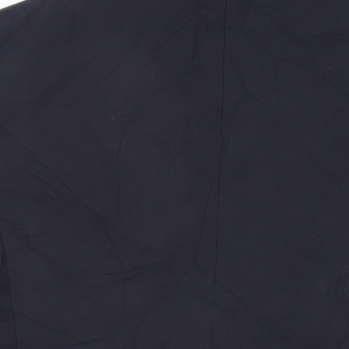 Haggar Mens Blue Polyester Jacket Blazer Size 42 Regular