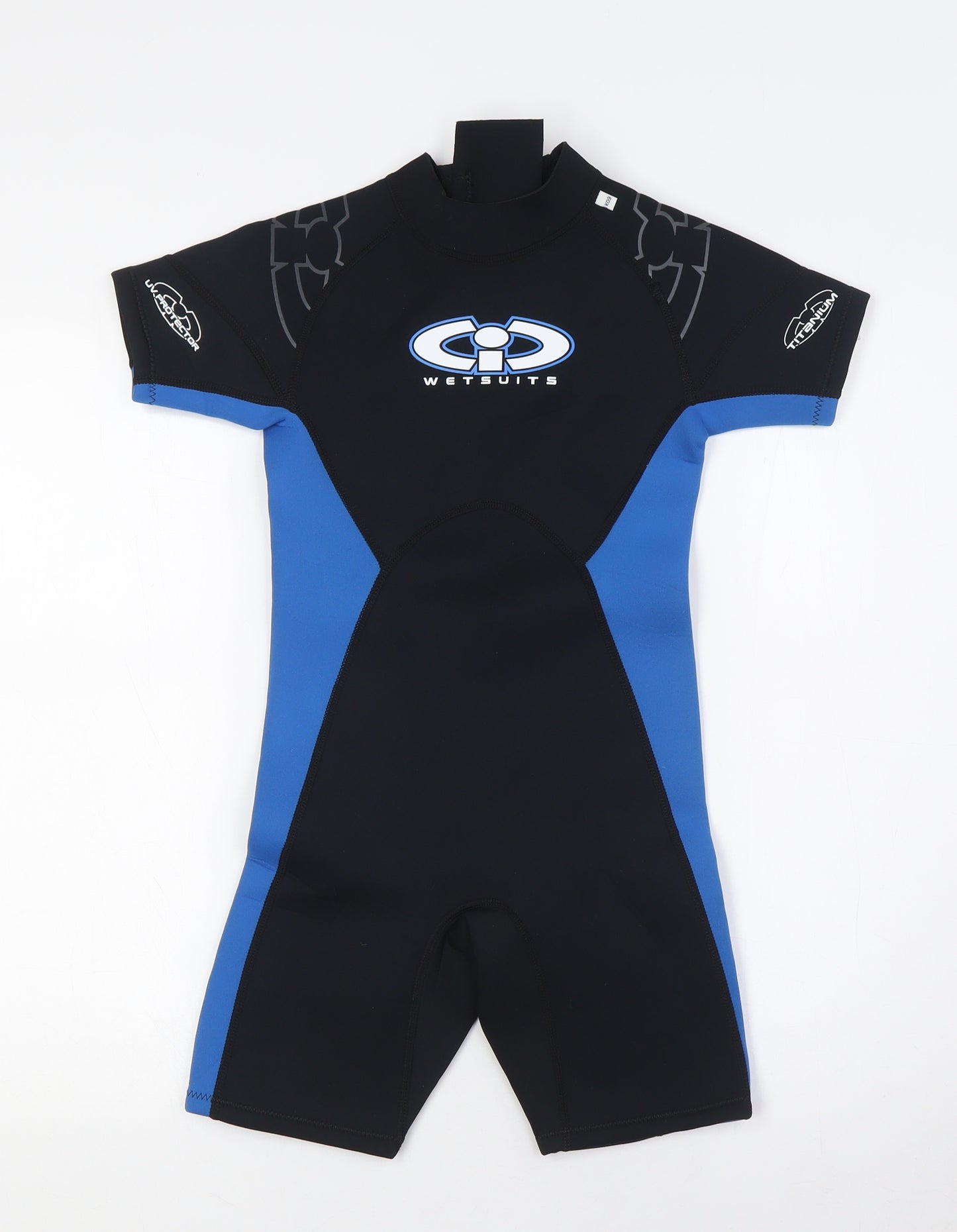 CIC Girls Black Polyester Jumpsuit One-Piece Size 9 Years L7 in Zip - Wet Suit