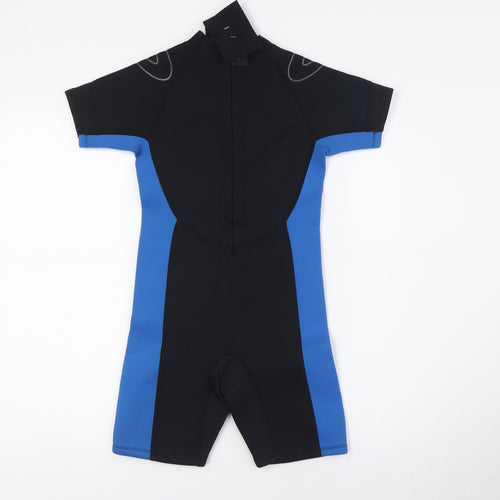 CIC Girls Black Polyester Jumpsuit One-Piece Size 9 Years L7 in Zip - Wet Suit