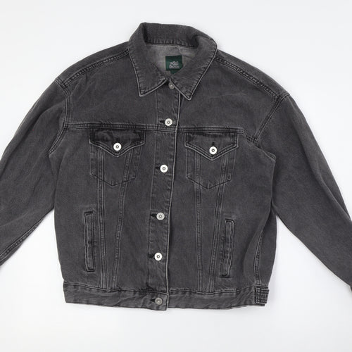 Wild Fable Mens Black Jacket Size S Button