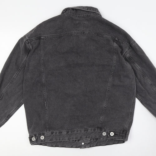 Wild Fable Mens Black Jacket Size S Button