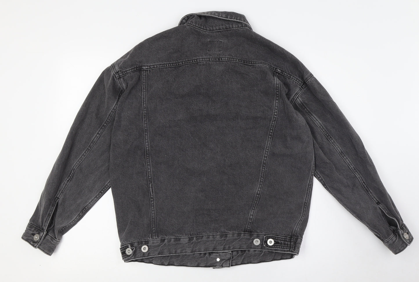 Wild Fable Mens Black Jacket Size S Button