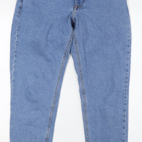 ASOS Mens Blue Cotton Straight Jeans Size 32 in L27 in Regular Zip