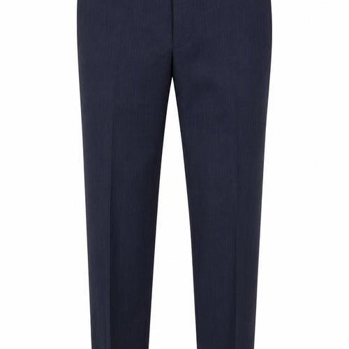 Marks and Spencer Mens Blue Polyester Trousers Size 34 in L29 in Regular Zip