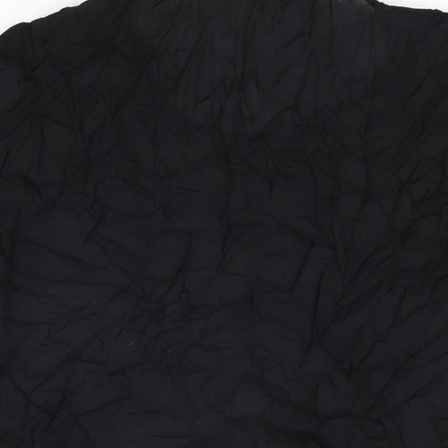 Sandwich Womens Black Viscose Basic T-Shirt Size 16 Round Neck