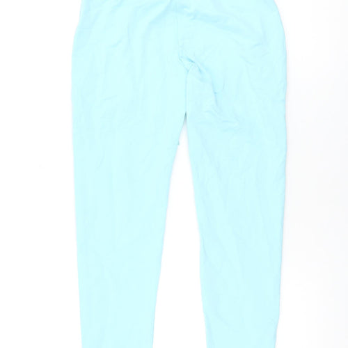 Emma & Ashley Womens Blue Cotton Jogger Trousers Size L L29.5 in Regular Drawstring