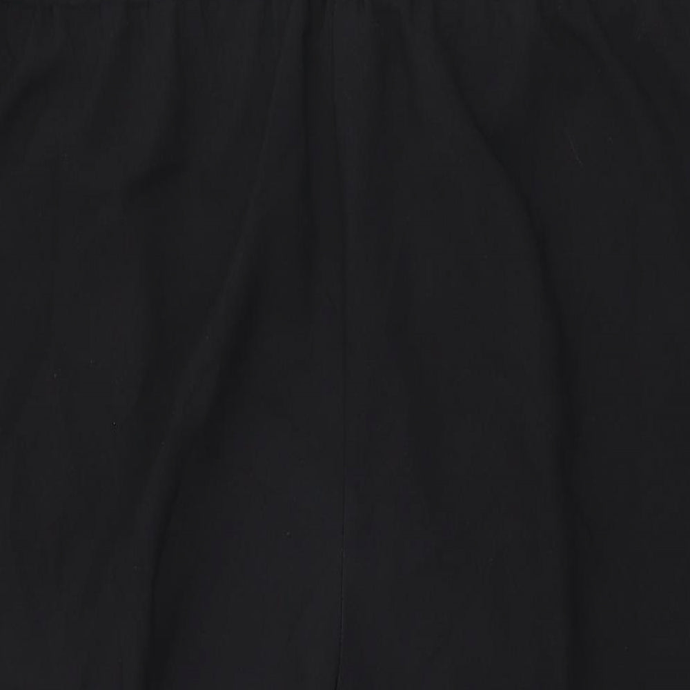 Bonmarché Womens Black Polyester Trousers Size 18 L25 in Regular