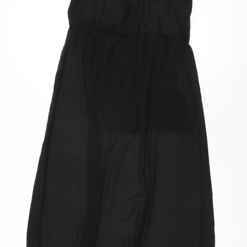 Brandy Melville Womens Black Polyester Maxi One Size Round Neck Pullover