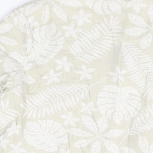 Tahari Womens Beige Floral Jacket Size XL
