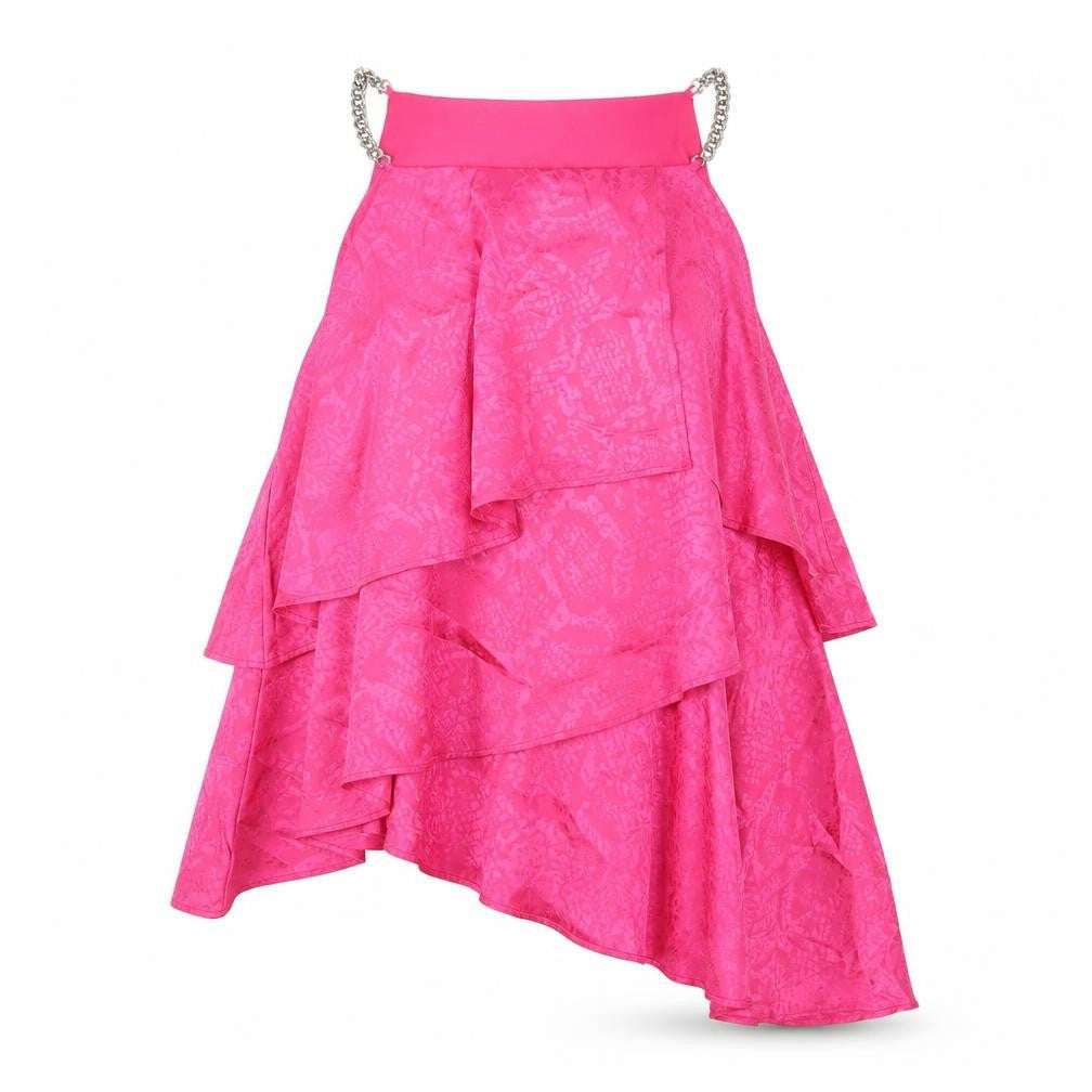 Julien Macdonald Womens Pink Polyester Camisole T-Shirt Size 12 Square Neck