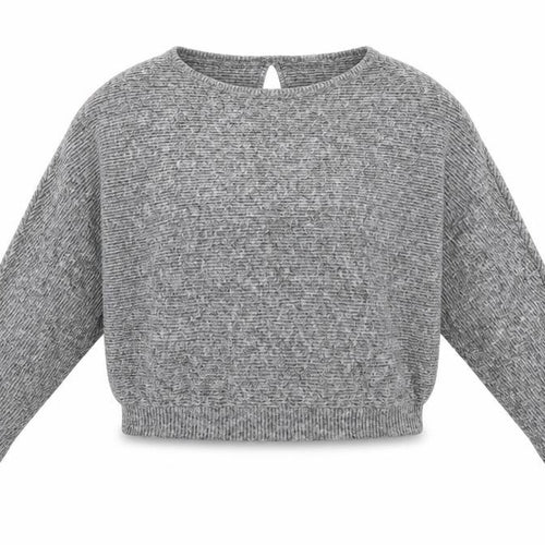 BDG Womens Grey Viscose Cropped T-Shirt Size M Round Neck