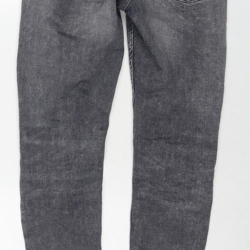 Denim & Co. Mens Blue Cotton Skinny Jeans Size 32 in L32 in Regular Zip