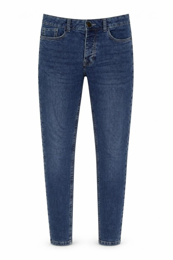 Denim & Co. Mens Blue Polyester Blend Skinny Jeans Size 30 in L29 in Regular Zip