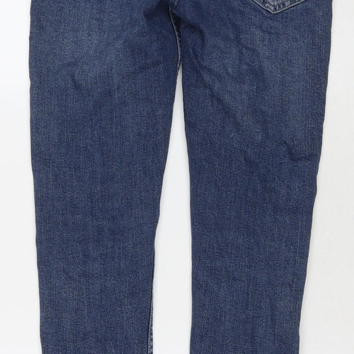 Denim & Co. Mens Blue Polyester Blend Skinny Jeans Size 30 in L29 in Regular Zip
