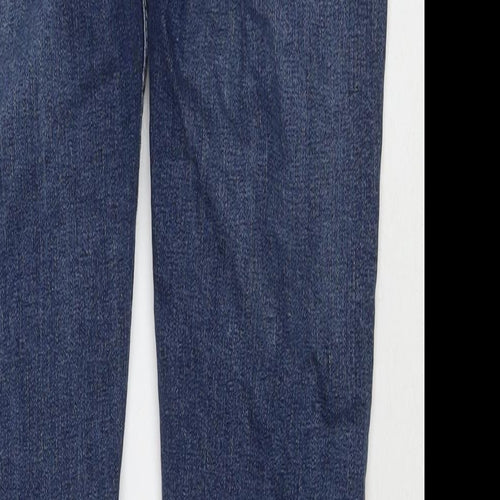 Denim & Co. Mens Blue Polyester Blend Skinny Jeans Size 30 in L29 in Regular Zip