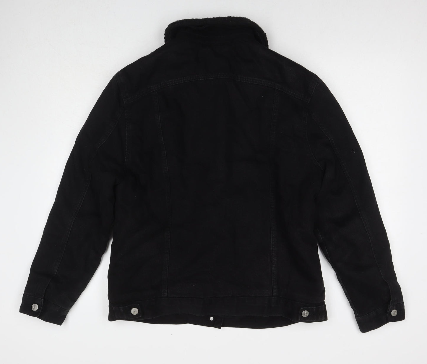 New Look Womens Black Jacket Size 14 Button