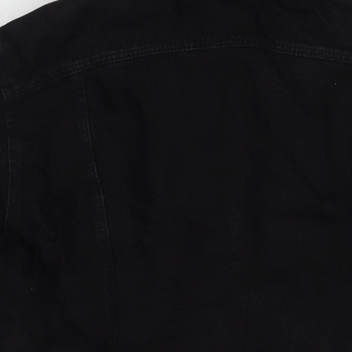 New Look Womens Black Jacket Size 14 Button