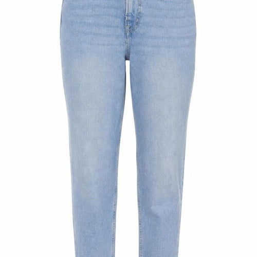 Divided by H&M Womens Blue Cotton Straight Jeans Size 8 L29 in Regular Zip