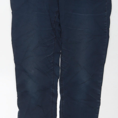 United Colors of Benetton Womens Blue Cotton Skinny Jeans Size 32 in L29 in Regular Zip