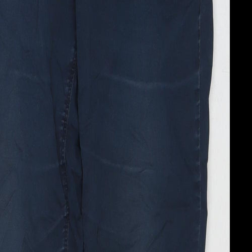 United Colors of Benetton Womens Blue Cotton Skinny Jeans Size 32 in L29 in Regular Zip