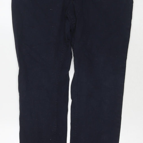H&M Mens Blue Cotton Skinny Jeans Size 34 in L28 in Regular Zip