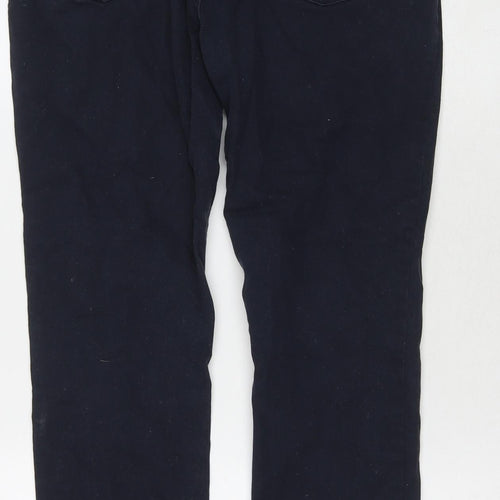 H&M Mens Blue Cotton Skinny Jeans Size 34 in L28 in Regular Zip