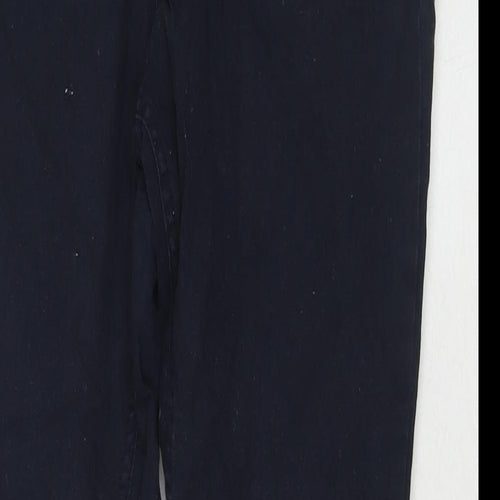 H&M Mens Blue Cotton Skinny Jeans Size 34 in L28 in Regular Zip