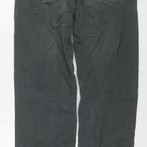 Levi's Mens Green Cotton Straight Jeans Size 30 in L32 in Regular Zip