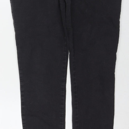 Marks and Spencer Womens Black Cotton Jegging Jeans Size 10 L32 in Regular