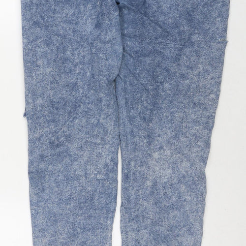 Denim & Co. Womens Blue Cotton Skinny Jeans Size 14 L29 in Regular Zip