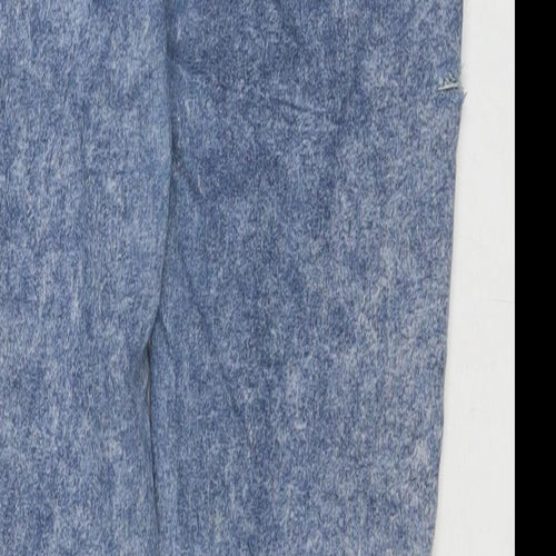 Denim & Co. Womens Blue Cotton Skinny Jeans Size 14 L29 in Regular Zip