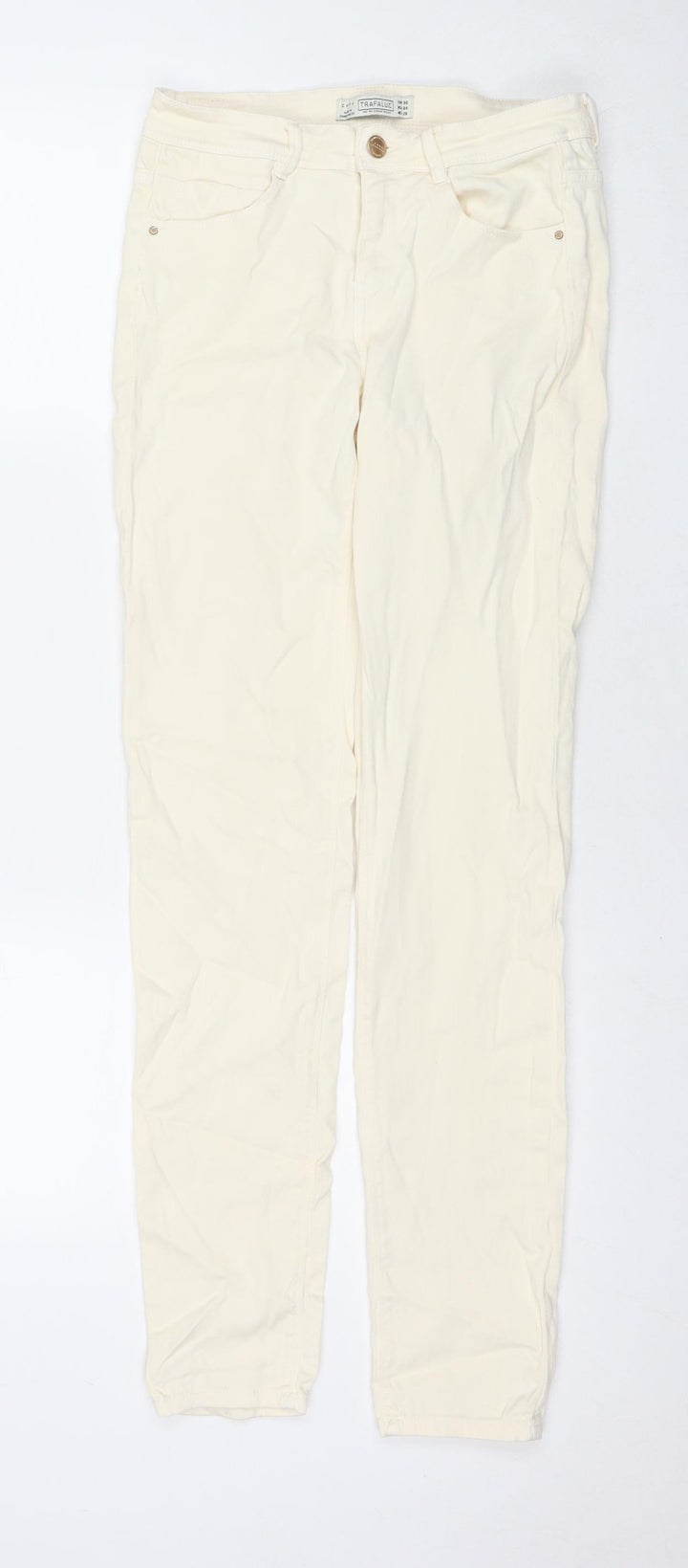 Zara Womens Blue Cotton Skinny Jeans Size 8 L30 in Regular Zip