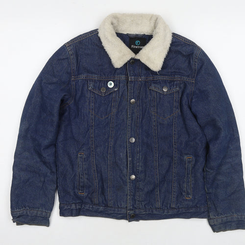 Firetrap Boys Blue Jacket Size 11-12 Years Zip