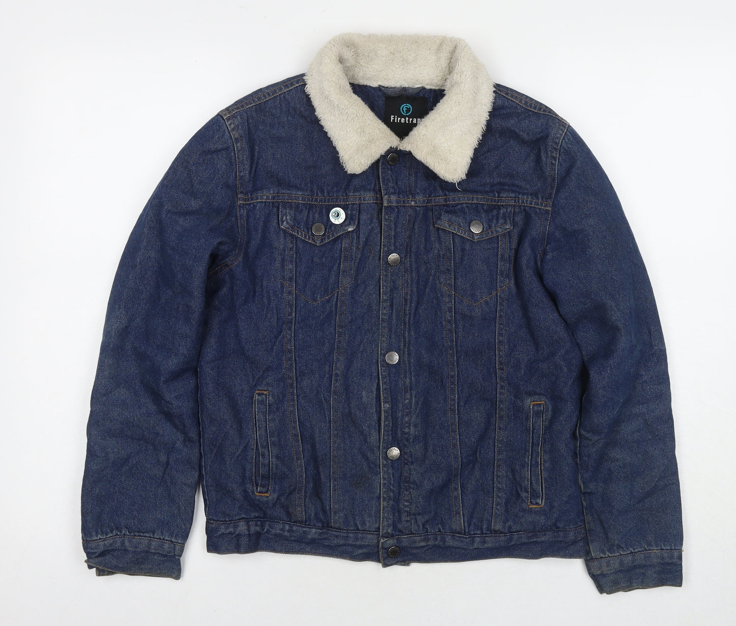 Firetrap Boys Blue Jacket Size 11-12 Years Zip