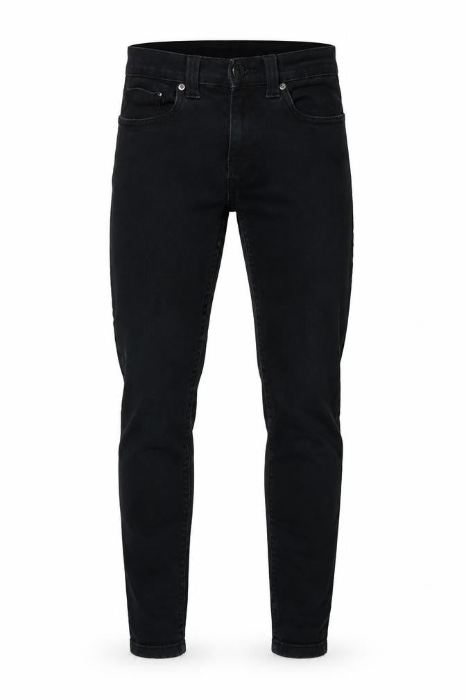 Denim & Co. Mens Black Cotton Skinny Jeans Size 28 in L30 in Slim Zip
