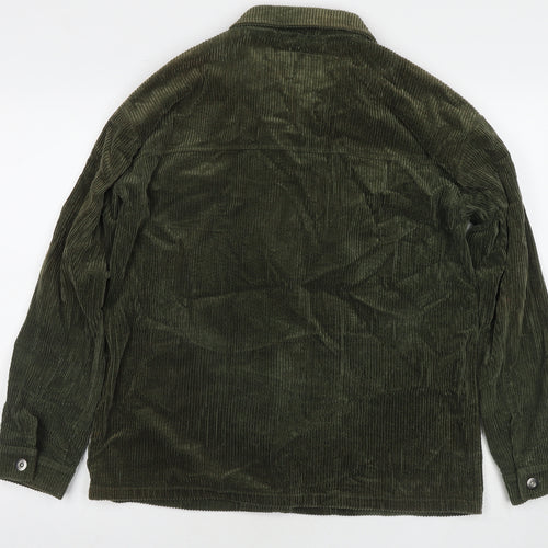 b.young Womens Green Jacket Size 10 Button