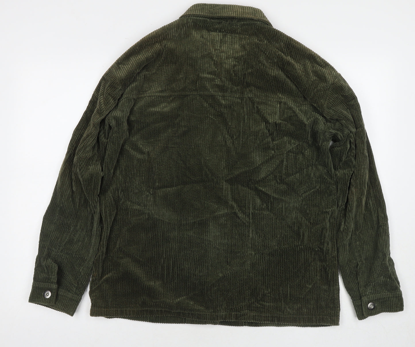 b.young Womens Green Jacket Size 10 Button