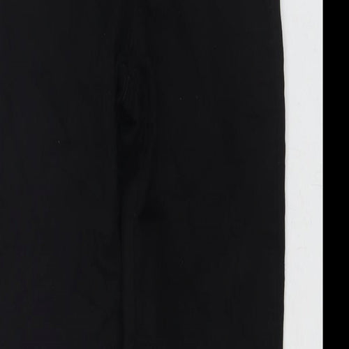 Denim & Co. Womens Black Cotton Skinny Jeans Size 8 L29 in Regular Zip