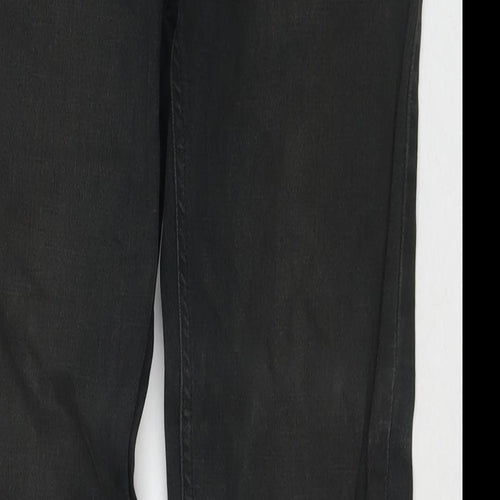 Volcom Mens Grey Cotton Straight Jeans Size 32 in L32 in Regular Zip