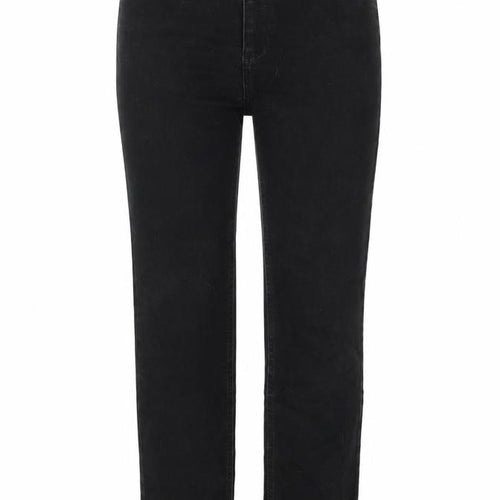So Denim Womens Black Cotton Straight Jeans Size 12 L30 in Regular Zip
