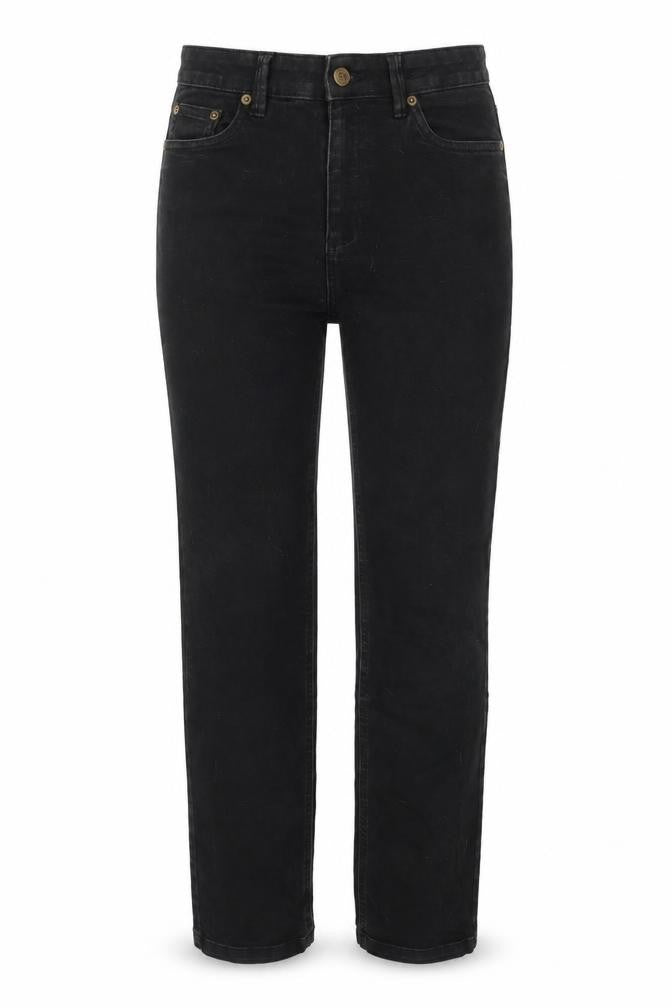 So Denim Womens Black Cotton Straight Jeans Size 12 L30 in Regular Zip