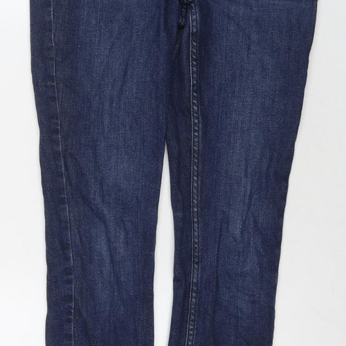 NEXT Womens Blue Cotton Skinny Jeans Size 30 in L28 in Regular Zip - Label Size 9R