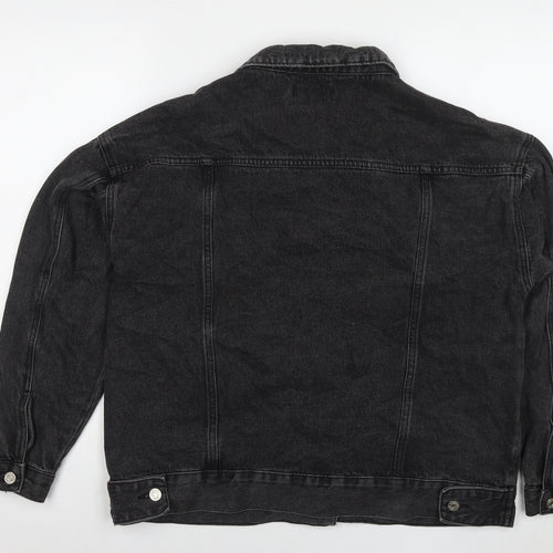 Missguided Womens Black Jacket Size 16 Button