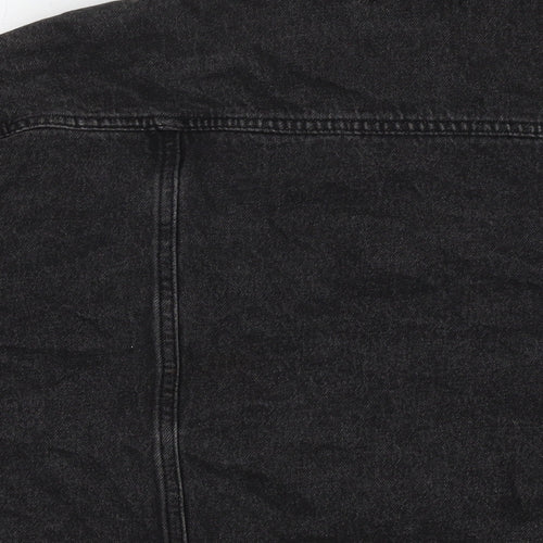 Missguided Womens Black Jacket Size 16 Button