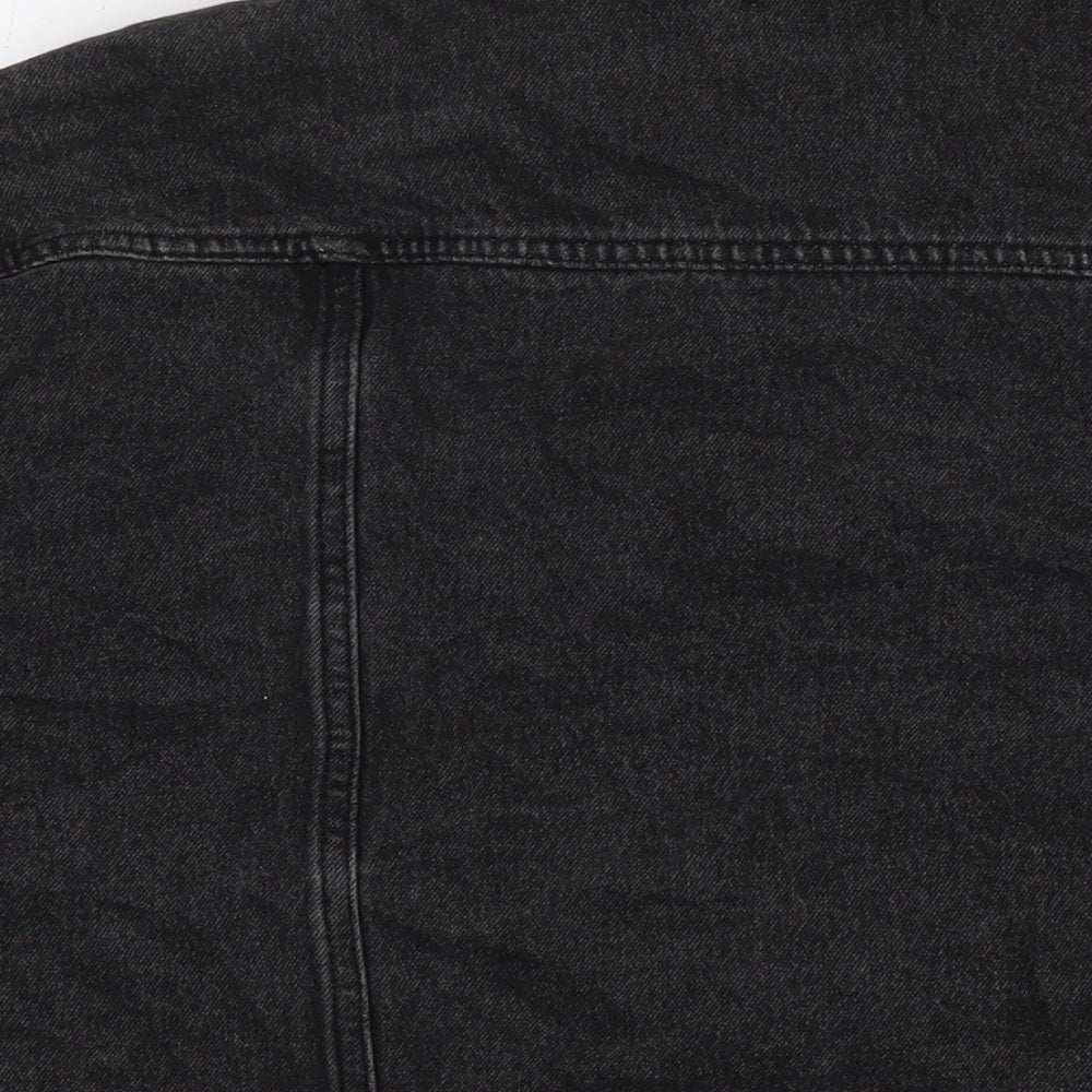 Missguided Womens Black Jacket Size 16 Button