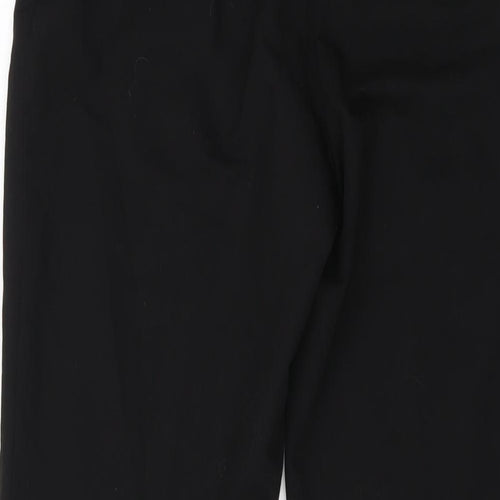 Dorothy Perkins Womens Black Polyester Trousers Size 8 L28 in Regular Hook & Eye